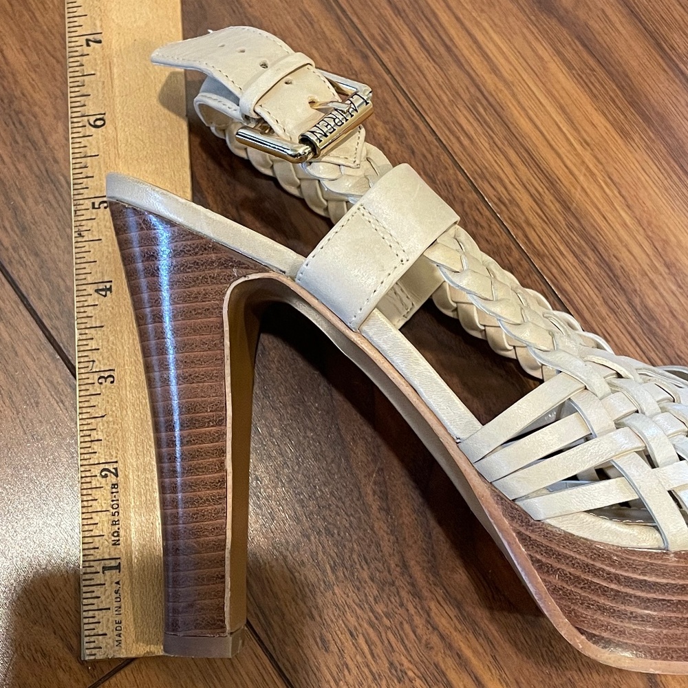 Lauren Ralph Lauren Fayre Natural Vachetta size 7 sandal - Picture 8 of 8